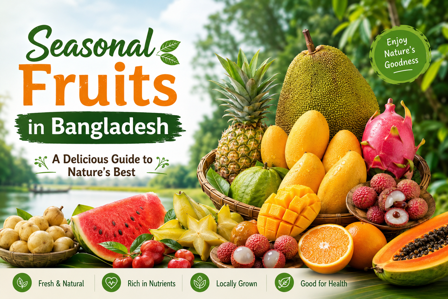 Seasonal Fruits in Bangladesh: A Delicious Guide to Nature’s Best